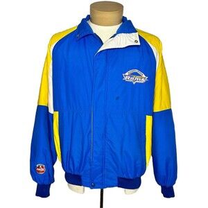 Vintage 90’s St. Louis Rams/ Coca Cola Puffer Jacket Made In USA